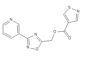 Isothiazole-4-carboxylic Acid [3-(3-pyridyl)-1,2,4-oxadiazol-5-yl]methyl Ester