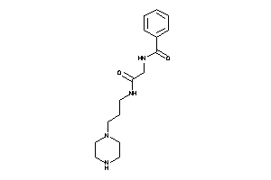 N-[2-keto-2-(3-piperazinopropylamino)ethyl]benzamide