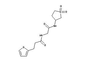 N-[2-[(1,1-diketothiolan-3-yl)amino]-2-keto-ethyl]-3-(2-thienyl)propionamide