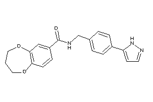 Image of N-[4-(1H-pyrazol-5-yl)benzyl]-3,4-dihydro-2H-1,5-benzodioxepine-7-carboxamide