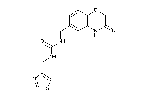 1-[(3-keto-4H-1,4-benzoxazin-6-yl)methyl]-3-(thiazol-4-ylmethyl)urea