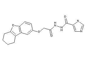 N'-[2-(6,7,8,9-tetrahydrodibenzofuran-2-yloxy)acetyl]thiazole-5-carbohydrazide