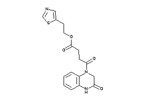 4-keto-4-(3-keto-2,4-dihydroquinoxalin-1-yl)butyric Acid 2-thiazol-5-ylethyl Ester