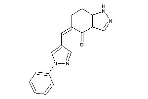 Image of 5-[(1-phenylpyrazol-4-yl)methylene]-6,7-dihydro-1H-indazol-4-one