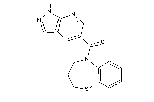 3,4-dihydro-2H-1,5-benzothiazepin-5-yl(1H-pyrazolo[3,4-b]pyridin-5-yl)methanone