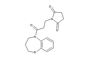 1-[3-(3,4-dihydro-2H-1,5-benzothiazepin-5-yl)-3-keto-propyl]pyrrolidine-2,5-quinone