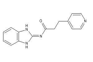 N-(1,3-dihydrobenzimidazol-2-ylidene)-3-(4-pyridyl)propionamide