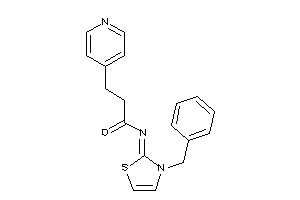 N-(3-benzyl-4-thiazolin-2-ylidene)-3-(4-pyridyl)propionamide