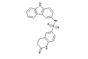 N-(9H-carbazol-3-yl)-2-keto-3,4-dihydro-1H-quinoline-6-sulfonamide