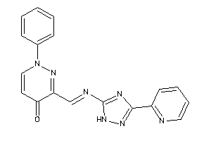 1-phenyl-3-[[3-(2-pyridyl)-1H-1,2,4-triazol-5-yl]iminomethyl]pyridazin-4-one