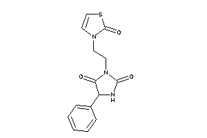 3-[2-(2-keto-4-thiazolin-3-yl)ethyl]-5-phenyl-hydantoin