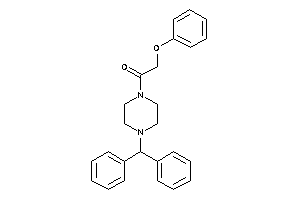 1-(4-benzhydrylpiperazino)-2-phenoxy-ethanone