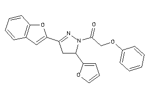 1-[3-(benzofuran-2-yl)-5-(2-furyl)-2-pyrazolin-1-yl]-2-phenoxy-ethanone