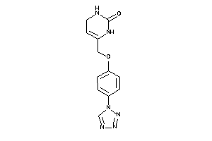 6-[[4-(tetrazol-1-yl)phenoxy]methyl]-3,4-dihydro-1H-pyrimidin-2-one