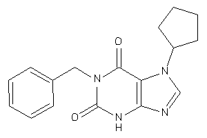 1-benzyl-7-cyclopentyl-xanthine