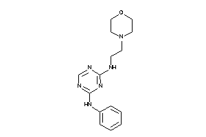 (4-anilino-s-triazin-2-yl)-(2-morpholinoethyl)amine