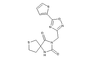 3-[[5-(2-thienyl)-1,2,4-oxadiazol-3-yl]methyl]-7-thia-1,3-diazaspiro[4.4]nonane-2,4-quinone