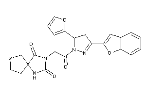 3-[2-[3-(benzofuran-2-yl)-5-(2-furyl)-2-pyrazolin-1-yl]-2-keto-ethyl]-7-thia-1,3-diazaspiro[4.4]nonane-2,4-quinone