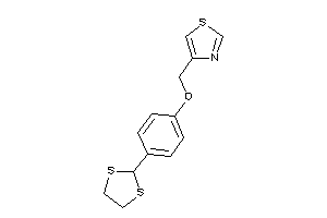 Image of 4-[[4-(1,3-dithiolan-2-yl)phenoxy]methyl]thiazole