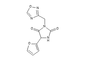 5-(2-furyl)-3-(1,2,4-oxadiazol-3-ylmethyl)hydantoin