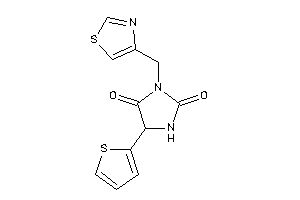 3-(thiazol-4-ylmethyl)-5-(2-thienyl)hydantoin