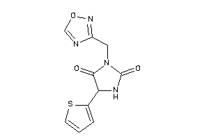 3-(1,2,4-oxadiazol-3-ylmethyl)-5-(2-thienyl)hydantoin