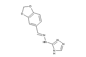 (piperonylideneamino)-(4H-1,2,4-triazol-3-yl)amine