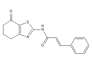 N-(7-keto-5,6-dihydro-4H-1,3-benzothiazol-2-yl)-3-phenyl-acrylamide