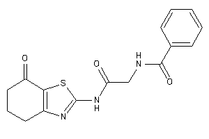 N-[2-keto-2-[(7-keto-5,6-dihydro-4H-1,3-benzothiazol-2-yl)amino]ethyl]benzamide