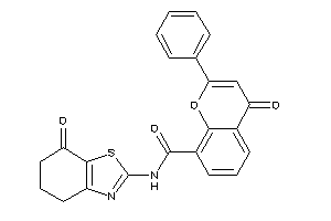 4-keto-N-(7-keto-5,6-dihydro-4H-1,3-benzothiazol-2-yl)-2-phenyl-chromene-8-carboxamide