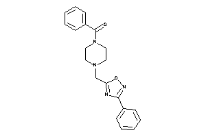 Phenyl-[4-[(3-phenyl-1,2,4-oxadiazol-5-yl)methyl]piperazino]methanone