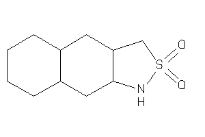 1,3,3a,4,4a,5,6,7,8,8a,9,9a-dodecahydronaphtho[3,2-c]isothiazole 2,2-dioxide