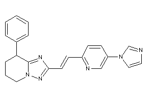 2-[2-(5-imidazol-1-yl-2-pyridyl)vinyl]-8-phenyl-5,6,7,8-tetrahydro-[1,2,4]triazolo[1,5-a]pyridine