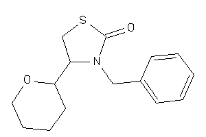 3-benzyl-4-tetrahydropyran-2-yl-thiazolidin-2-one