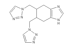 5,6-bis(triazol-1-ylmethyl)-4,5,6,7-tetrahydro-1H-benzimidazole
