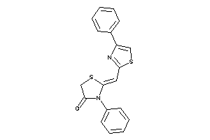 3-phenyl-2-[(4-phenylthiazol-2-yl)methylene]thiazolidin-4-one