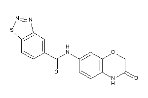 Image of N-(3-keto-4H-1,4-benzoxazin-7-yl)-1,2,3-benzothiadiazole-5-carboxamide