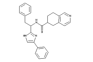N-[2-phenyl-1-(4-phenyl-1H-imidazol-2-yl)ethyl]-5,6,7,8-tetrahydroisoquinoline-6-carboxamide