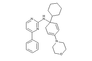 (1-cyclohexyl-4-morpholino-cyclohexa-2,4-dien-1-yl)-(4-phenylpyrimidin-2-yl)amine