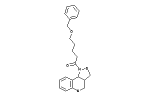 1-(3,3a,4,9b-tetrahydrochromeno[4,3-c]isoxazol-1-yl)-5-benzoxy-pentan-1-one