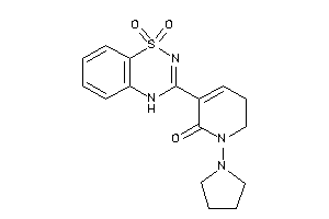 5-(1,1-diketo-4H-benzo[e][1,2,4]thiadiazin-3-yl)-1-pyrrolidino-2,3-dihydropyridin-6-one