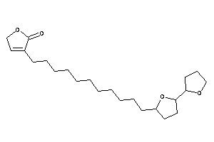 4-[11-[5-(tetrahydrofuryl)tetrahydrofuran-2-yl]undecyl]-2H-furan-5-one