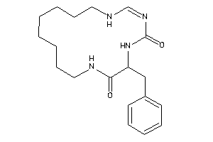 2-benzyl-3,5,7,16-tetrazacyclohexadec-5-ene-1,4-quinone