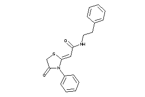 2-(4-keto-3-phenyl-thiazolidin-2-ylidene)-N-phenethyl-acetamide