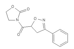 3-(3-phenyl-2-isoxazoline-5-carbonyl)oxazolidin-2-one