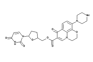 Keto(piperazino)BLAHcarboxylic Acid [5-(2,4-diketopyrimidin-1-yl)tetrahydrofuran-2-yl]methyl Ester