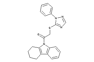 2-[(2-phenyl-1,2,4-triazol-3-yl)thio]-1-(1,2,3,4-tetrahydrocarbazol-9-yl)ethanone