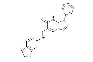 5-[(1,3-benzodioxol-5-ylamino)methyl]-1-phenyl-7H-pyrazolo[3,4-b]pyridin-6-one