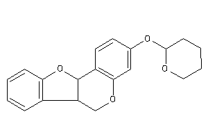 Image of 3-tetrahydropyran-2-yloxy-6a,11a-dihydro-6H-benzofuro[3,2-c]chromene