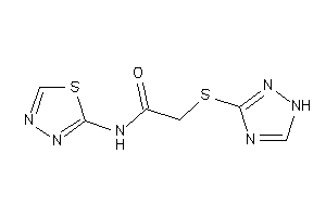 N-(1,3,4-thiadiazol-2-yl)-2-(1H-1,2,4-triazol-3-ylthio)acetamide